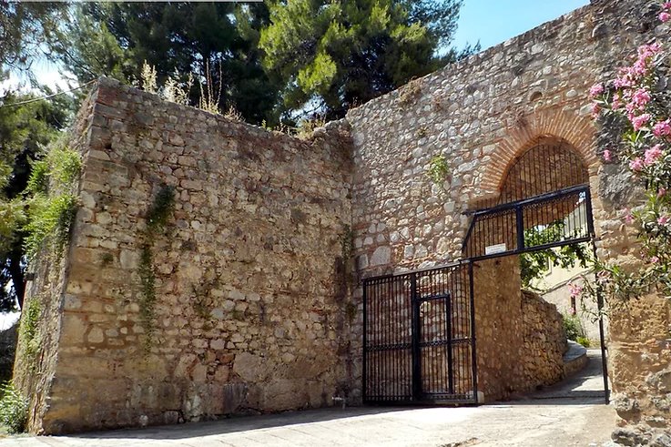 north-eastern gate  of the castle of Lamia